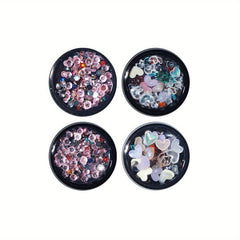 Nail Art Charms Pearls Heart Bow Bear Accessories