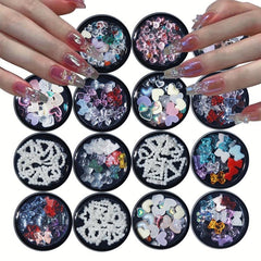 Nail Art Charms Pearls Heart Bow Bear Accessories