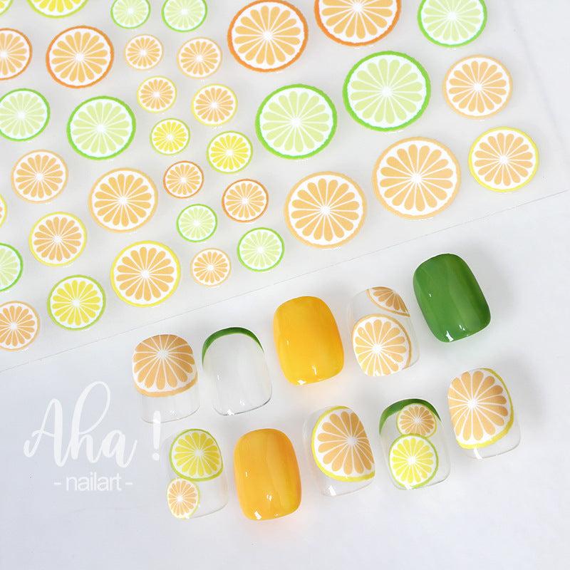 Fruits Style Nail Art Decoration - 1 Sheet