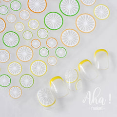 Fruits Style Nail Art Decoration - 1 Sheet