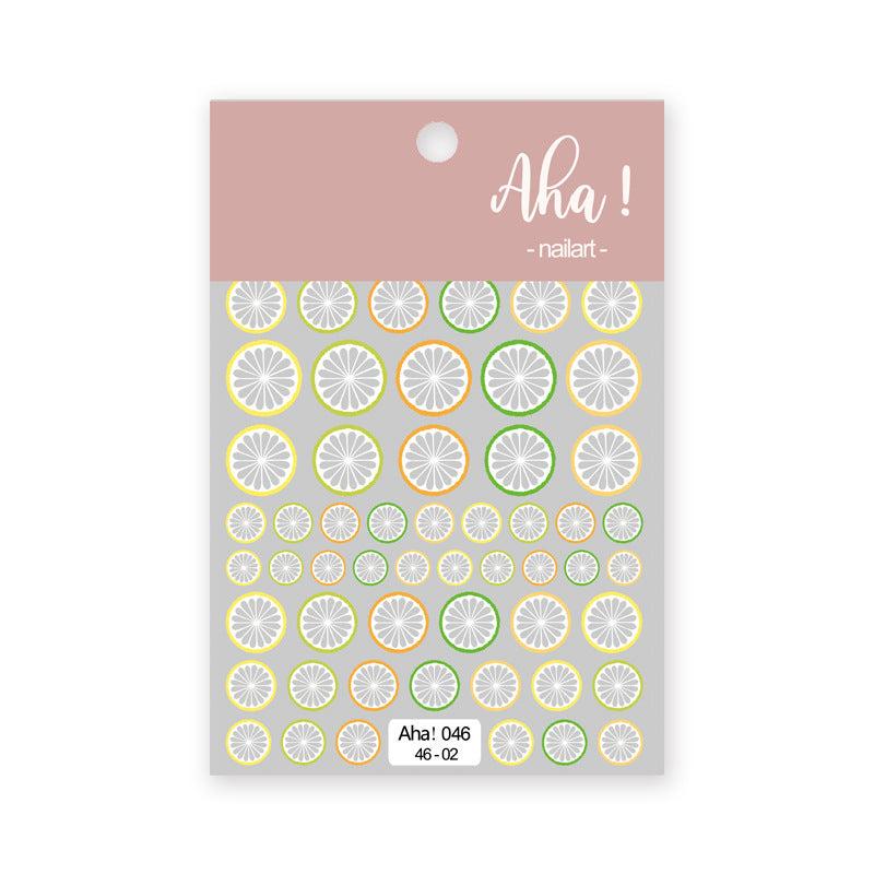 Fruits Style Nail Art Decoration - 1 Sheet