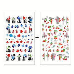Maple Leaf Nail Art Stickers - Self Adhesive Nail Decals