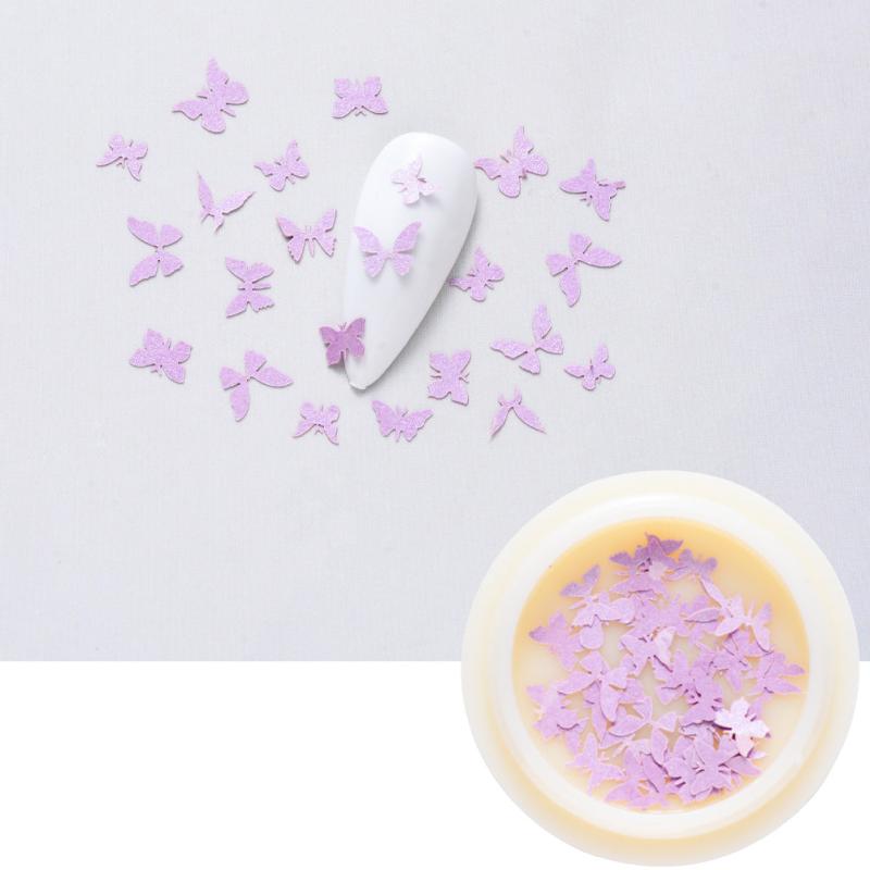 Butterfly Style 3D Glitter Holographic Nail Art Stickers