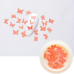 Butterfly Style 3D Glitter Holographic Nail Art Stickers