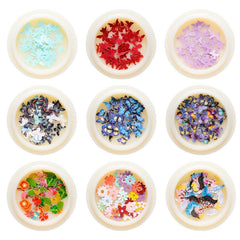 Butterfly Style 3D Glitter Holographic Nail Art Stickers