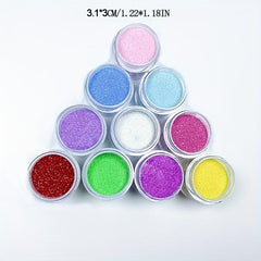 Colorful Nail Glitter Powder Sparkling Pigment Acrylic Nails