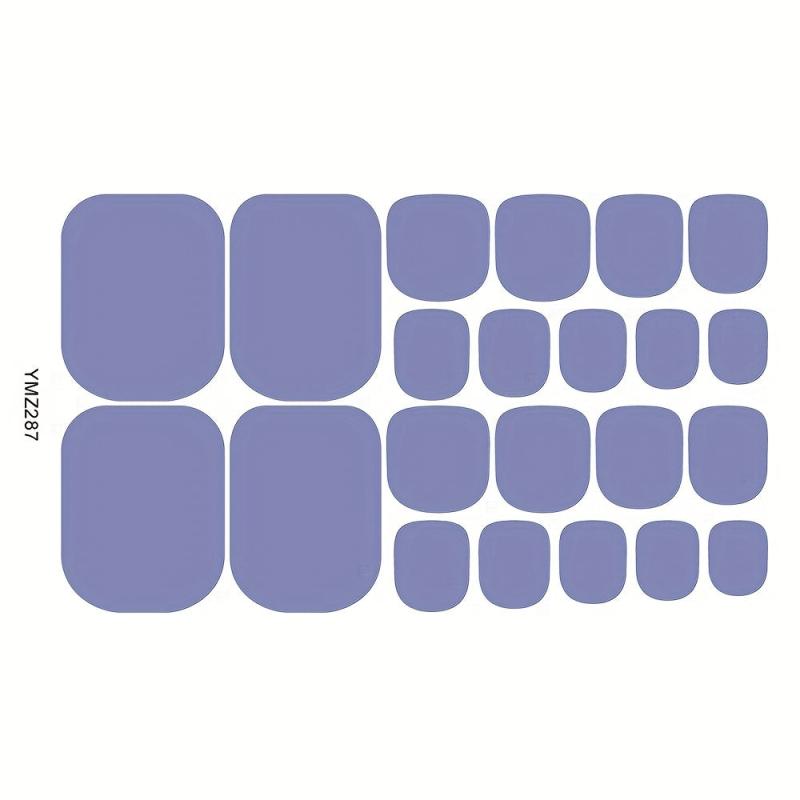 Waterproof Toe Nail Art Decals for DIY Nail Dec