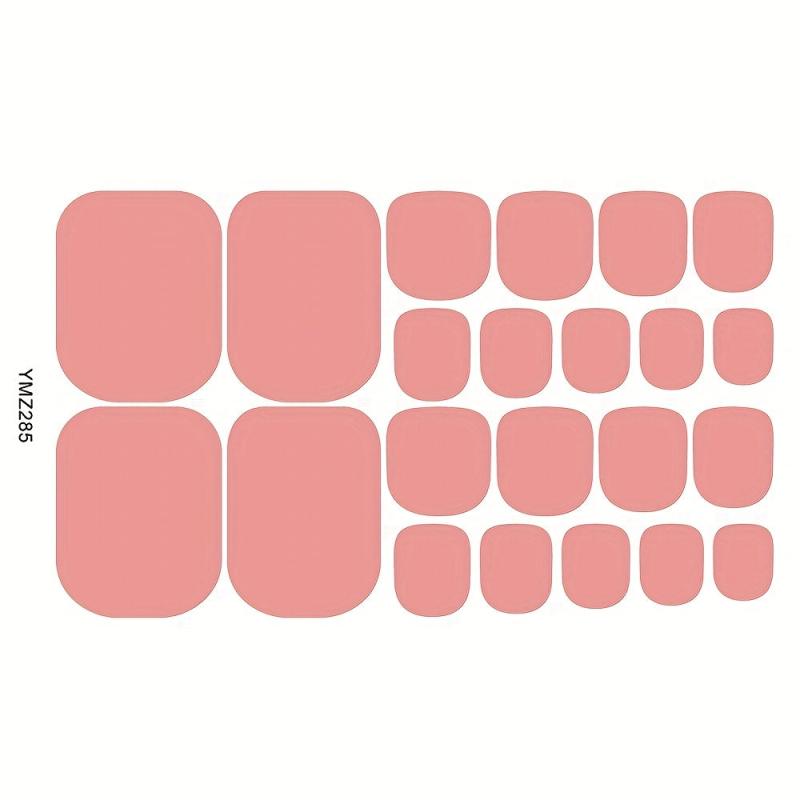 Waterproof Toe Nail Art Decals for DIY Nail Dec