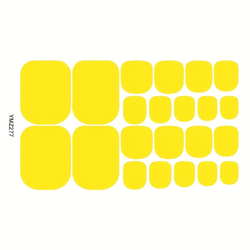 Waterproof Toe Nail Art Decals for DIY Nail Dec