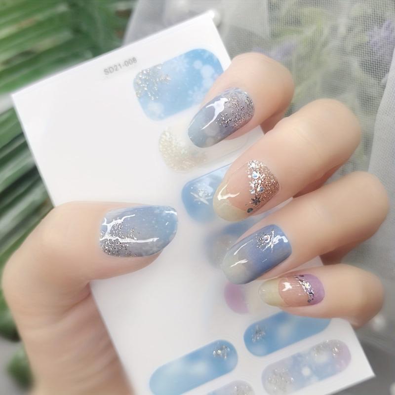 Christmas Full Wrap Nail Polish Stickers + 2 Nail Files