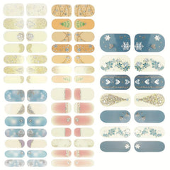 Christmas Full Wrap Nail Polish Stickers + 2 Nail Files