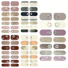 Christmas Full Wrap Nail Polish Stickers + 2 Nail Files