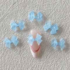 Aurora Bowknot Nail Charms DIY Nail Art Decoration 30 Pcs