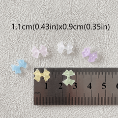 Aurora Bowknot Nail Charms DIY Nail Art Decoration 30 Pcs