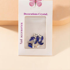 20 Pcs 3D Butterfly Manicure Rhinestones DIY Nail Art Accessories