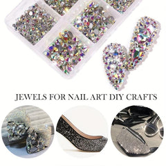 735pcs AB Crystals Gemstones for Nails - Nail Art Rhinestones