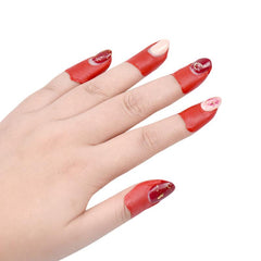 80pcs Peel Off Nail Tapes Polish Protectors U Shape Sticker Tape