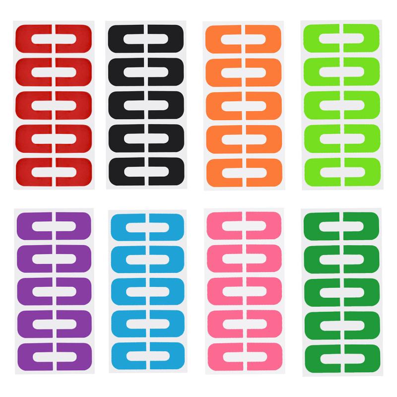 80pcs Peel Off Nail Tapes Polish Protectors U Shape Sticker Tape