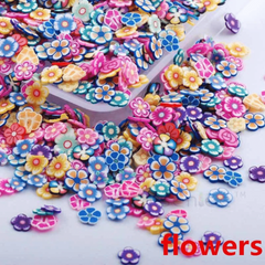 3D Nail Art Stickers Mixed Polymer Clay DIY Decoration