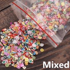 3D Nail Art Stickers Mixed Polymer Clay DIY Decoration