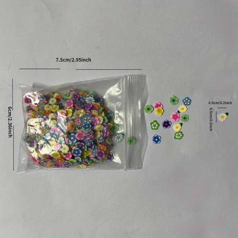 3D Nail Art Stickers Mixed Polymer Clay DIY Decoration