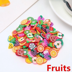 3D Nail Art Stickers Mixed Polymer Clay DIY Decoration