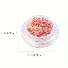3D Dried Flowers Nail Art Decorations Colorful DIY Manicure Charms