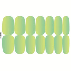 Gradient Nail Polish Strip Self Adhesive Solid Gel Nail Sticker