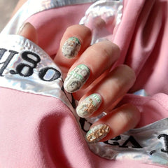 Money Dollar Nail Art Stickers Self Adhesive Money Nail Art Decals