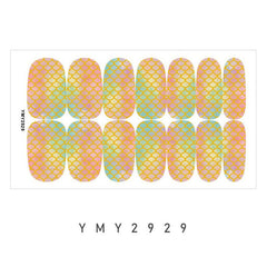 Marble Pattern Nail Stickers Long Lasting Decals