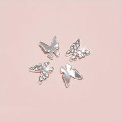 3D Butterfly Nail Charms Butterfly Nail Gems Metallic Butterflies