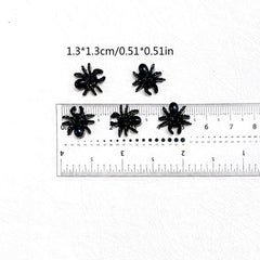30pcs Halloween Spider Nail Art Charms 3D Alloy Spider Nail Art Accessories