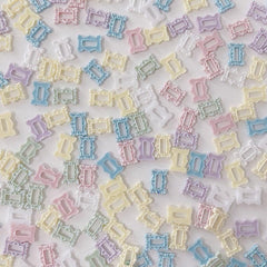 3D Metal Frame Nail Charms DIY Punk Manicure Decor 30 Pcs