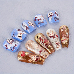 5pcs 5D Cartoon Rabbit Nail Art Stickers for DIY or Salons