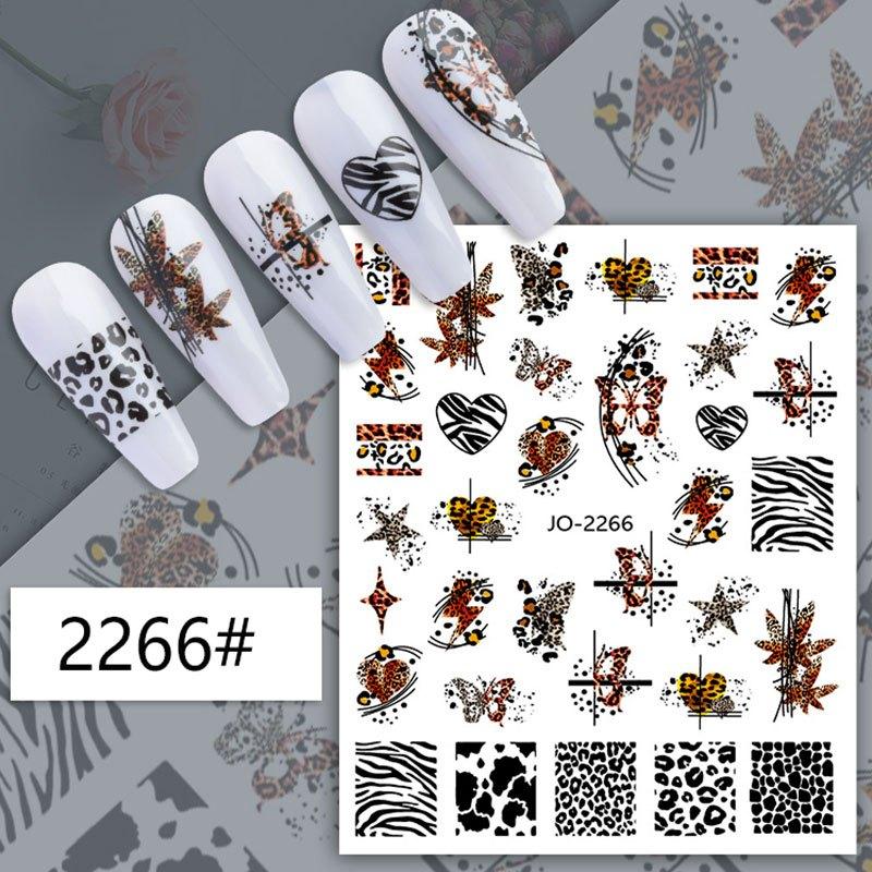 Leopard Pattern Nail Art Stickers for Fabulous Manicure