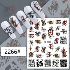 Leopard Pattern Nail Art Stickers for Fabulous Manicure