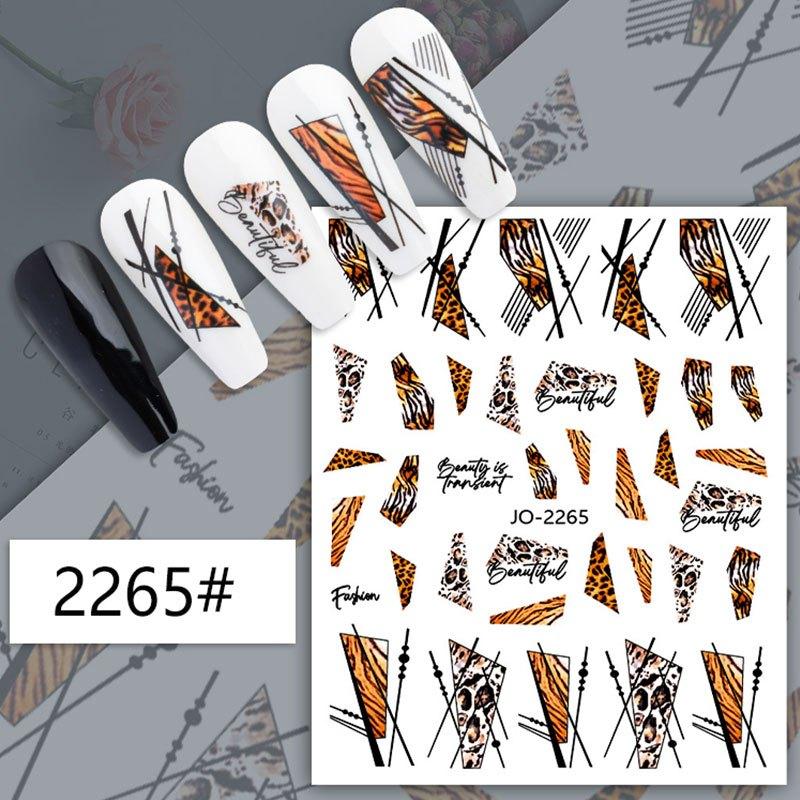 Leopard Pattern Nail Art Stickers for Fabulous Manicure