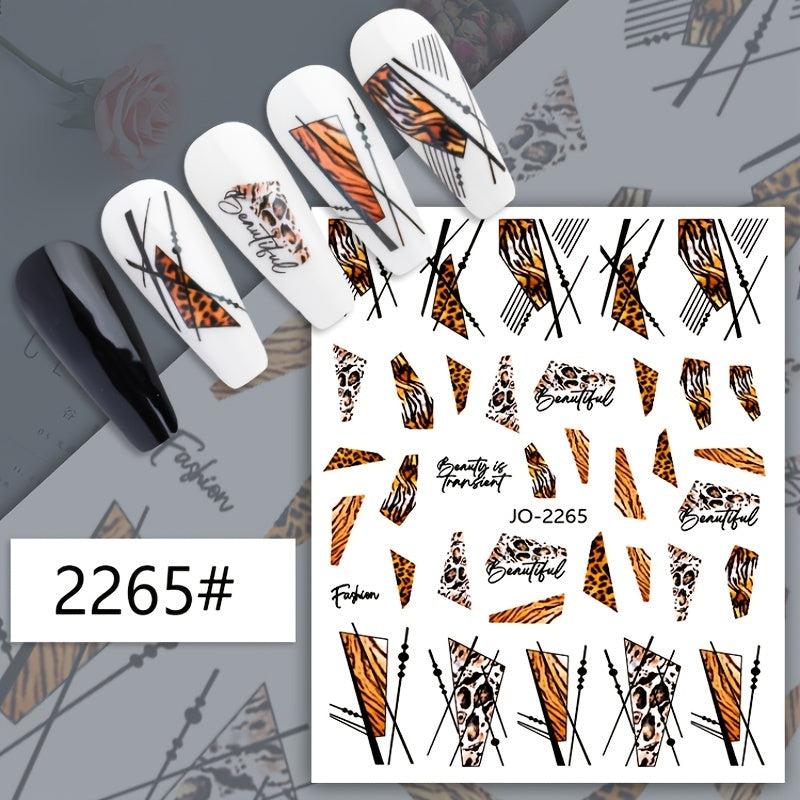 Leopard Pattern Nail Art Stickers for Fabulous Manicure
