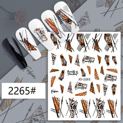 Leopard Pattern Nail Art Stickers for Fabulous Manicure