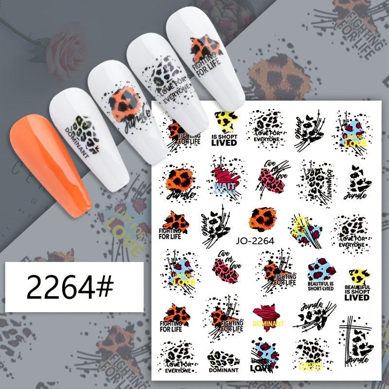 Leopard Pattern Nail Art Stickers for Fabulous Manicure