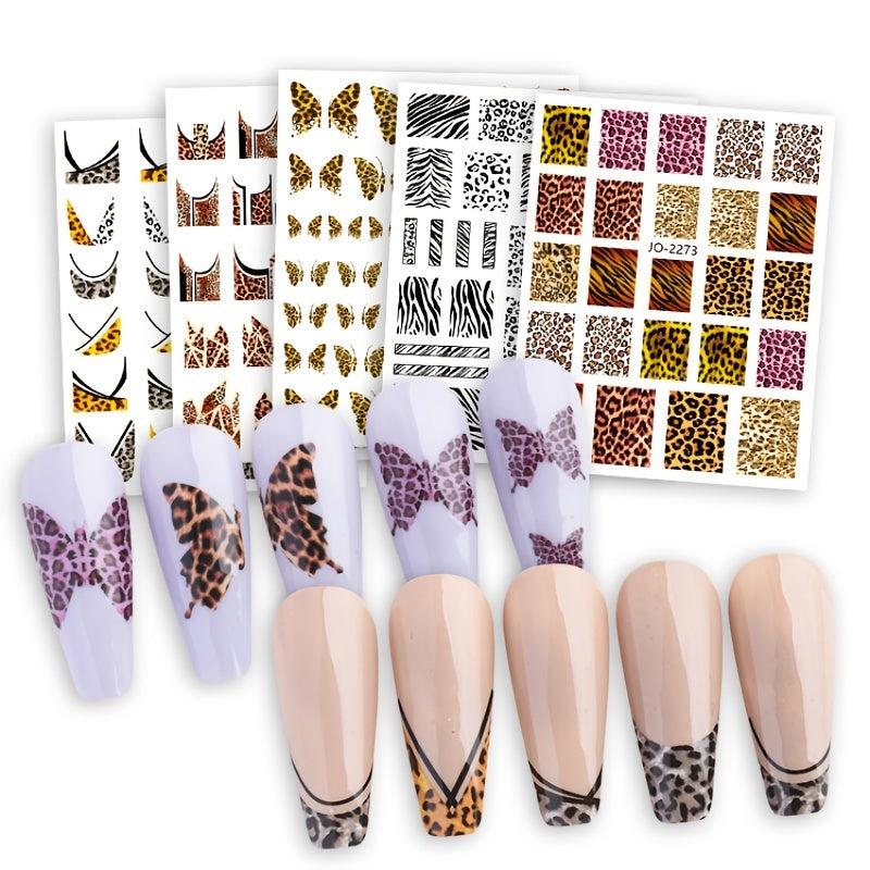 Leopard Pattern Nail Art Stickers for Fabulous Manicure