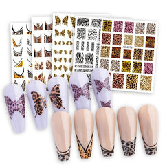 Leopard Pattern Nail Art Stickers for Fabulous Manicure