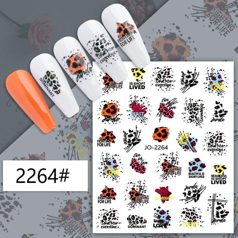 Leopard Pattern Nail Art Stickers for Fabulous Manicure