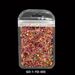 Neon Glitter Flakes for DIY Nail Art - Colorful Sequins for Summer