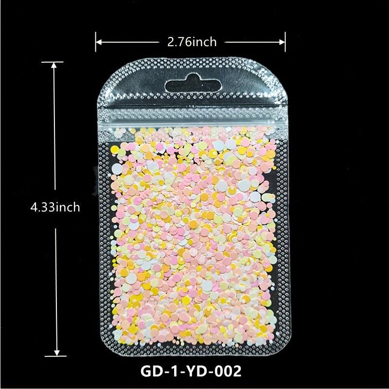 Neon Glitter Flakes for DIY Nail Art - Colorful Sequins for Summer