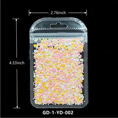 Neon Glitter Flakes for DIY Nail Art - Colorful Sequins for Summer