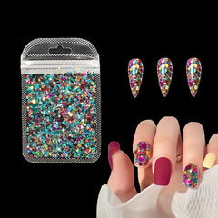 Neon Glitter Flakes for DIY Nail Art - Colorful Sequins for Summer