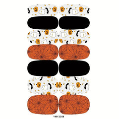 Halloween Nail Art Stickers Set with Nail File