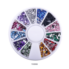 Glitter Rhinestone Nail Crystal Beads 3D Art Decoration Accessories