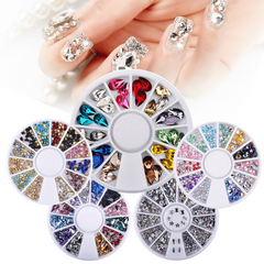 Glitter Rhinestone Nail Crystal Beads 3D Art Decoration Accessories